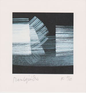 Bodo Schramm - e.a: Collectie van zes handgesigneerde zeefdrukken: Abstracte composities kopen? Bied vanaf 24!