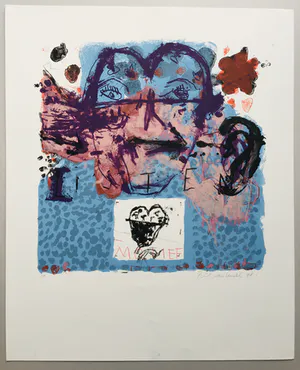 Rik van Iersel - expressionistische zeefdruk - 1998 kopen? Bied vanaf 75!