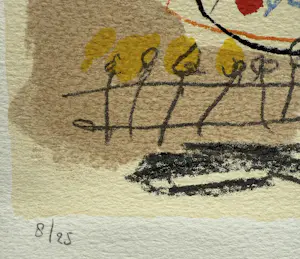 Kees Salentijn - handgesigneerde zeefdruk | 'Zonder titel' | 1996 kopen? Bied vanaf 10!