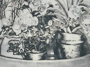 Jose Calsina - Grafiek - Bloemstilleven kopen? Bied vanaf 20!