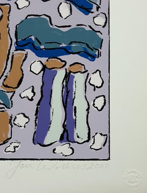 Jan Wolkers - Ik heb de winter liefgehad, zeefdruk + gedicht kopen? Bied vanaf 225!