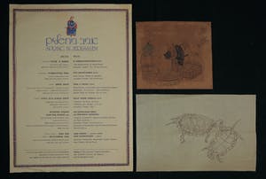 Niet of onleesbaar gesigneerd - Lot van drie verschillende items kopen? Bied vanaf 1!