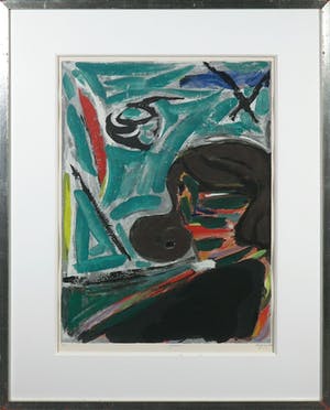 Alphons Freijmuth - Zeefdruk, Jannie - Ingelijst kopen? Bied vanaf 50!