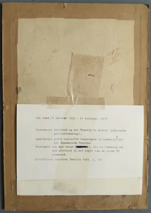 Jan Jans - Boerderij op het Tusveld Almelo - gesigneerde potloodtekening kopen? Bied vanaf 59!