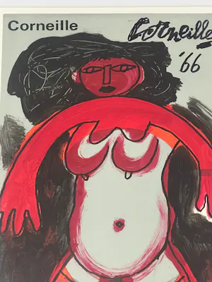 Corneille - Afrikaanse godin, gouache op papier, 1966 kopen? Bied vanaf 3000!