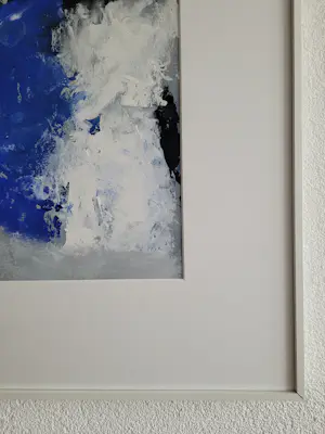 Nico Molenkamp - Masker in blauw kopen? Bied vanaf 1250!