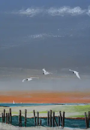 Franklin Meijer - Waddenkust met kokmeeuwen kopen? Bied vanaf 79!