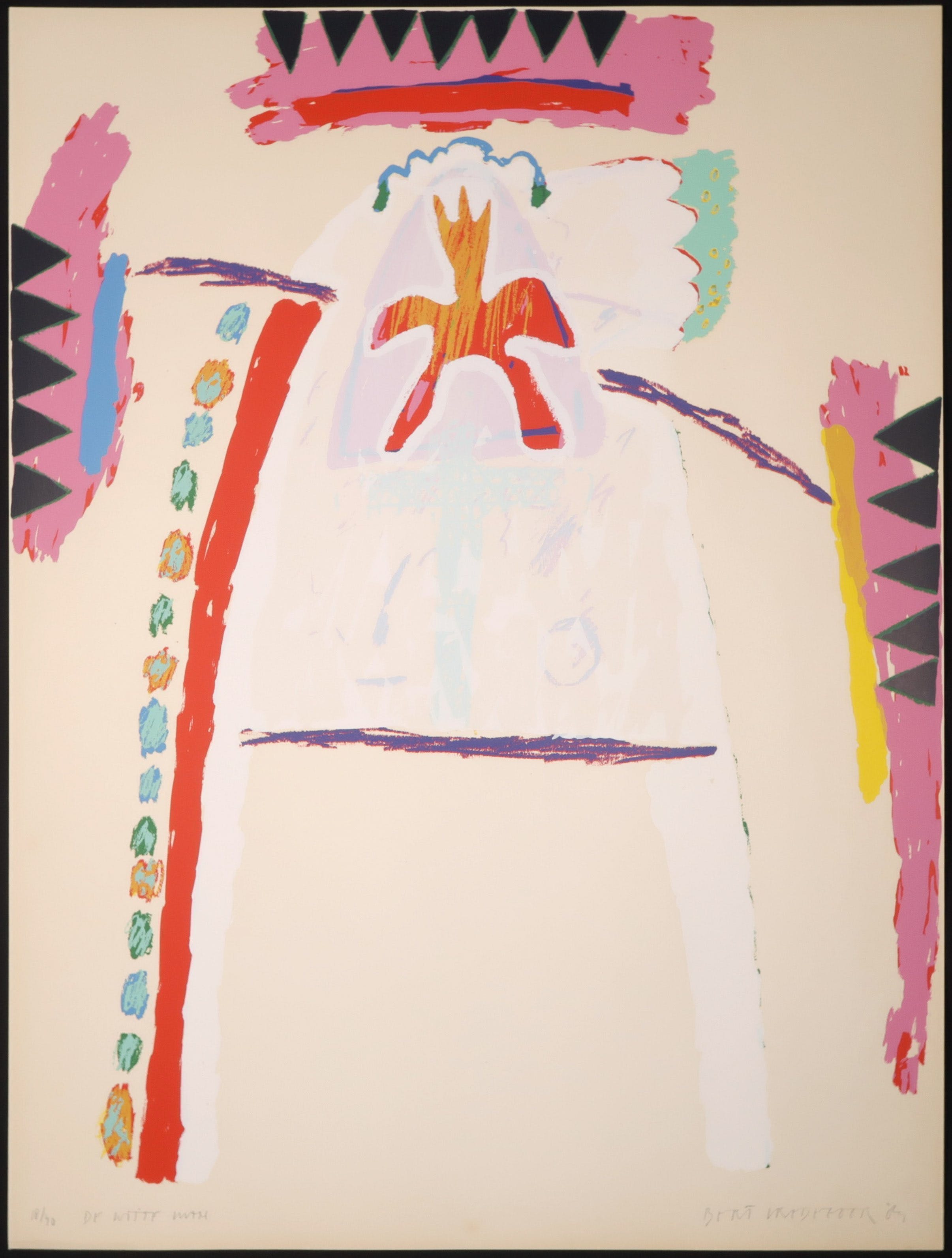 Bert Vredegoor - Zeefdruk, De witte man kopen? Bied vanaf 1!