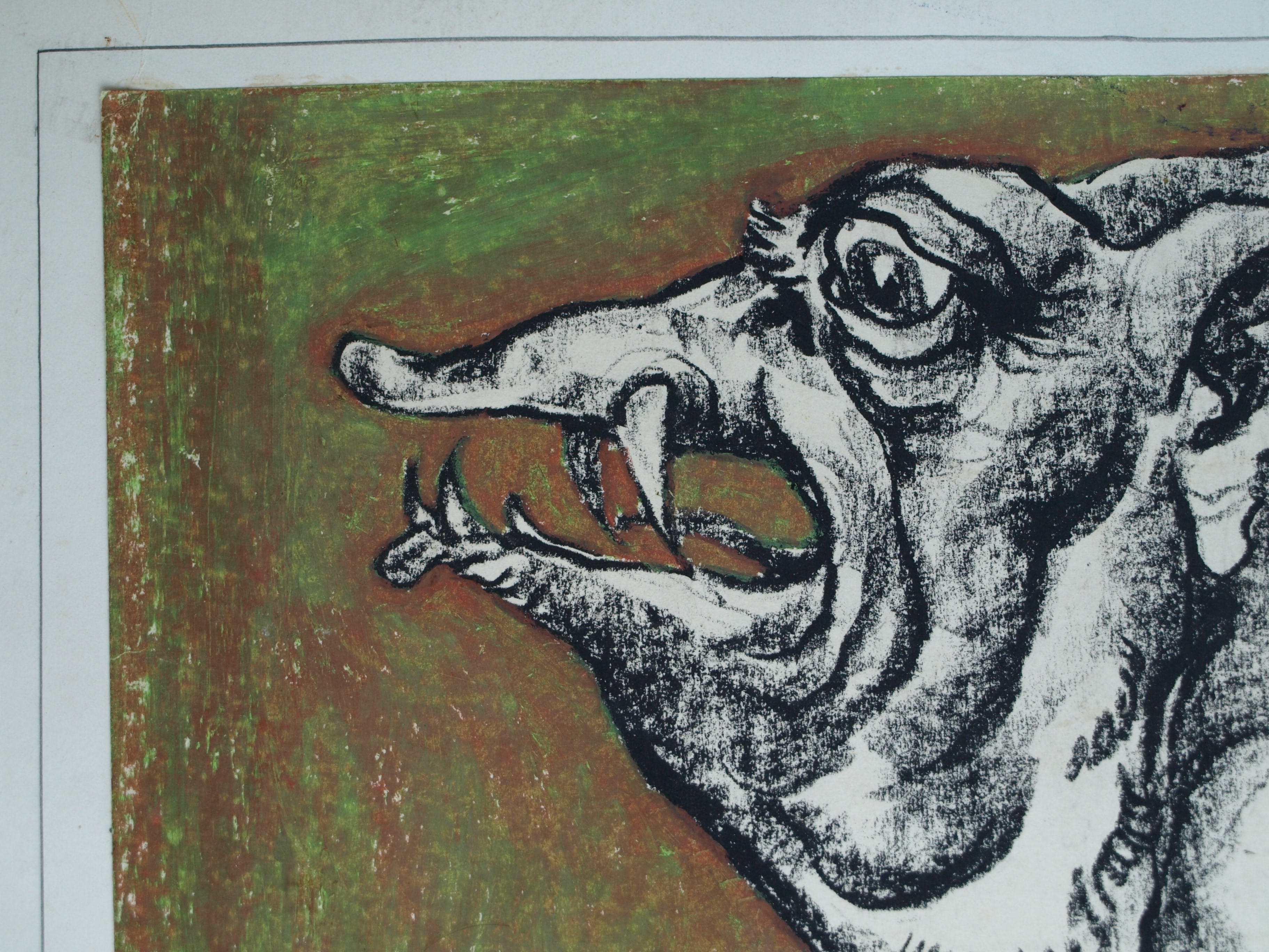 Klaas Pijlman - Fantasiedieren - 3 Tekeningen + 1 Pastel – 1972 kopen? Bied vanaf 35!