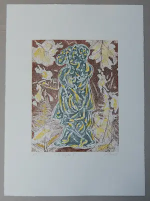 Andreas Dress - Elegie 1 - Radierung, von Hand aquarelliert 2007 kopen? Bied vanaf 60!