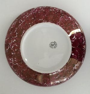 Societe Ceramique - Unica rood parelmoer schaal kopen? Bied vanaf 25!