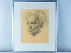 Riek Wesseling - Portret van een man verkocht voor € 80!