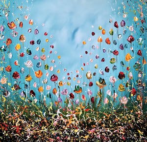 Gena - Flowers Blue kopen? Bied vanaf 250!