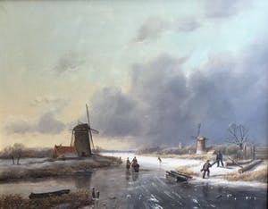 Johannes Hessel Brolsma - C4405 - Winterpret kopen? Bied vanaf 400!