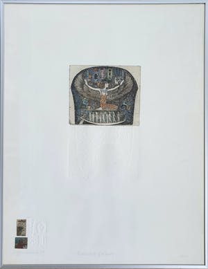 Gea Karhof - Kleurenets en blinddruk: "Backside of beauty" - Ingelijst kopen? Bied vanaf 40!