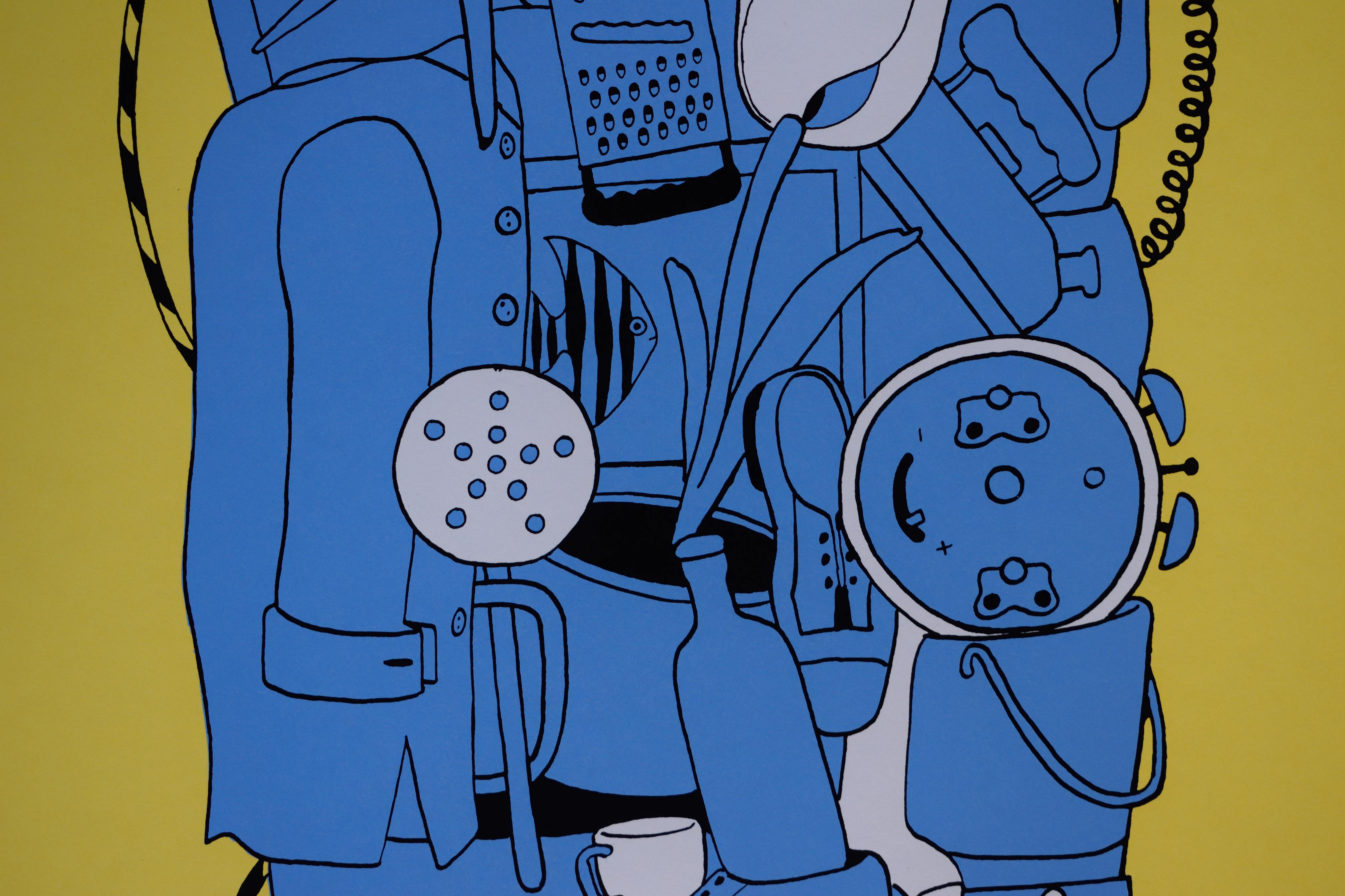 Ton Klop - Zeefdruk - Stilleven - 1970 kopen? Bied vanaf 50!