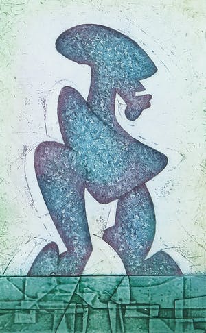 Frank Porcelijn - Kleurenets, Navatá - Ingelijst kopen? Bied vanaf 1!