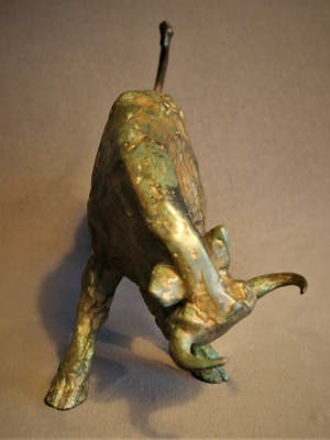 Pierre Chenet - Bronze Charging Bull (Taureau chargeants) signed P. Chenet- 20th century kopen? Bied vanaf 500!
