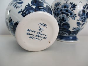 Potterie Oud Delft - 5 potterie objecten kopen? Bied vanaf 35!