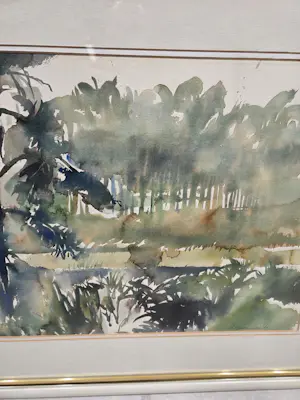 Hen Euverman - Boslandschap kopen? Bied vanaf 20!