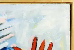 John Lie a Fo - Olieverf op doek, Zonder titel - Ingelijst (Groot) kopen? Bied vanaf 350!