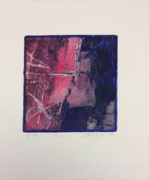 AcheterNicol Rodriguez - Etsen, Lot van 19 abstracte composities? Enchérissez de 150!