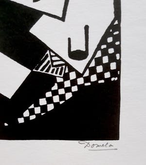 Cesar Domela - Constructivistische compositie, zeefdruk kopen? Bied vanaf 115!