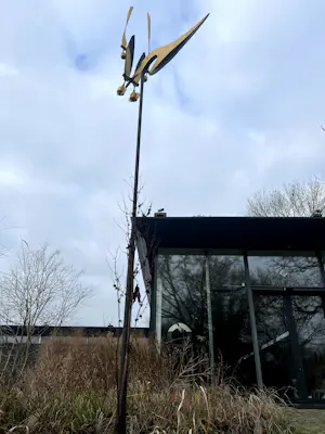 Jorg Wiele - minimalistisch kinetisch beeld, prachtige eye catcher voor in de tuin kopen? Bied vanaf 2000!