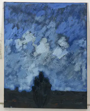 Janus Nuiten - Lot van zes schilderijen, Landschappen en portret kopen? Bied vanaf 100!