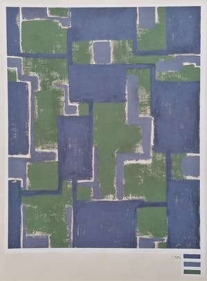 Ton Pape - Abstracte compositie kopen? Bied vanaf 1!