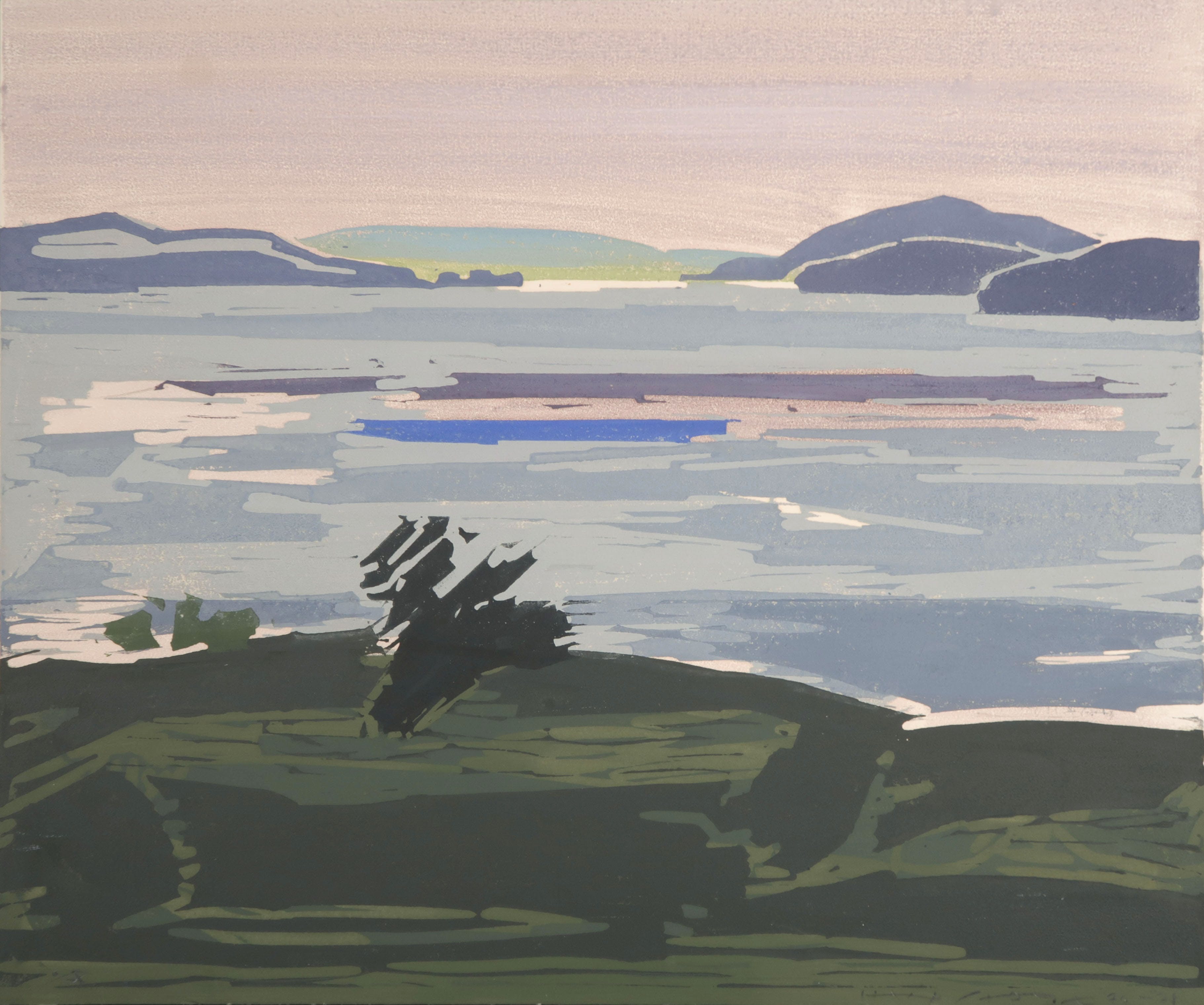 Hein Stork - Linosnede, Scandinavische Kust kopen? Bied vanaf 90!