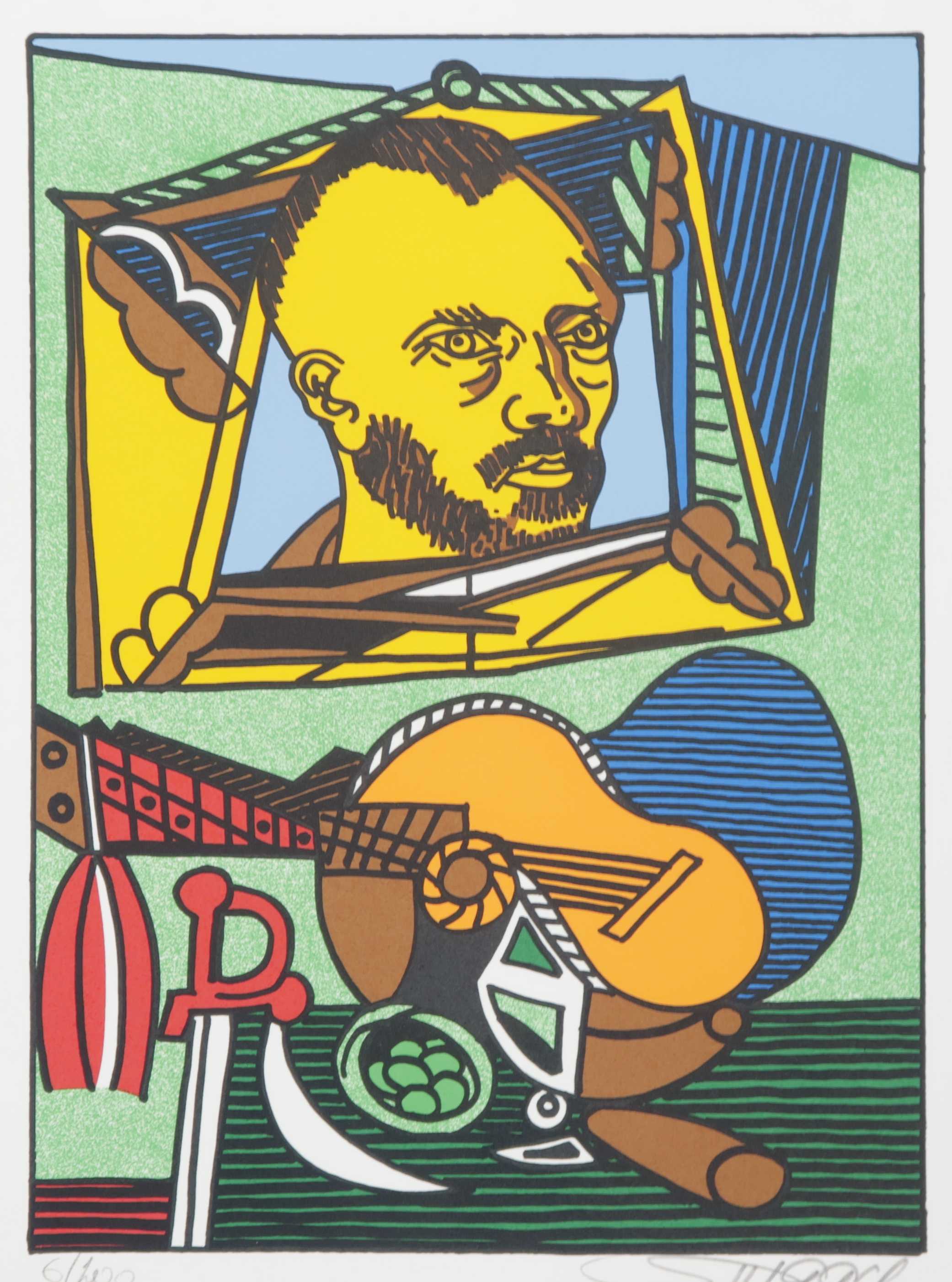 Erro - Zeefdruk, A travers...4 verkocht voor € 50!