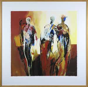 Peter Meijer - Zeefdruk, Son of a beach - Ingelijst verkocht voor € 50!