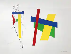 Bob Bonies - & Frans Molenaar: Modeontwerp 2x handgesigneerd & genummerd (1989) verkocht voor € 125!