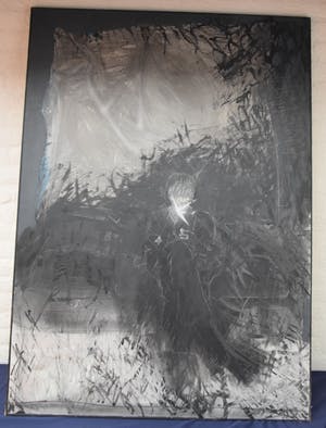Ad Schouten - Serie van drie panelen - 1975 - alkyd-, acryl-, spuitverf, potlood en inkt kopen? Bied vanaf 20!