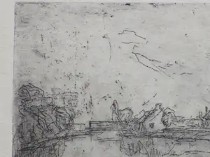 Floris Verster - Landschap bij Noorden - Ets kopen? Bied vanaf 70!