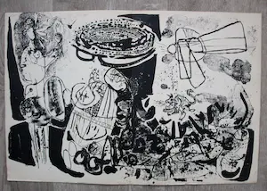Lucebert - 10 litho's en 10 gedichten: lithologie - 1959 kopen? Bied vanaf 375!