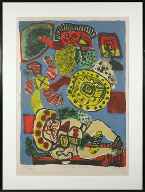 Corneille - Litho, Printemps tropical - Ingelijst kopen? Bied vanaf 250!