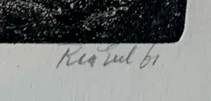 Ria Exel - Ets/aquatint - 1961 kopen? Bied vanaf 39!