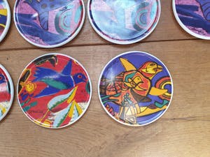 Corneille - 14 onderzetters van keramiek kopen? Bied vanaf 55!