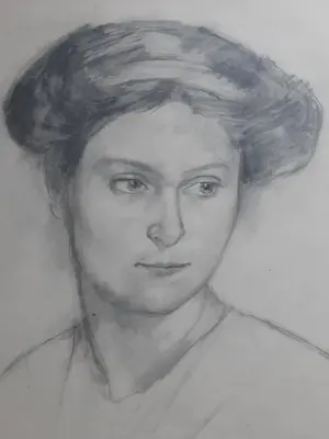 Coba Ritsema - Portrettekening kopen? Bied vanaf 135!