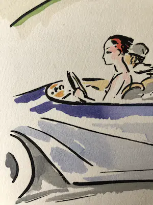 Kees van Dongen - Kees van Dongen - In de auto - 1925 kopen? Bied vanaf 495!