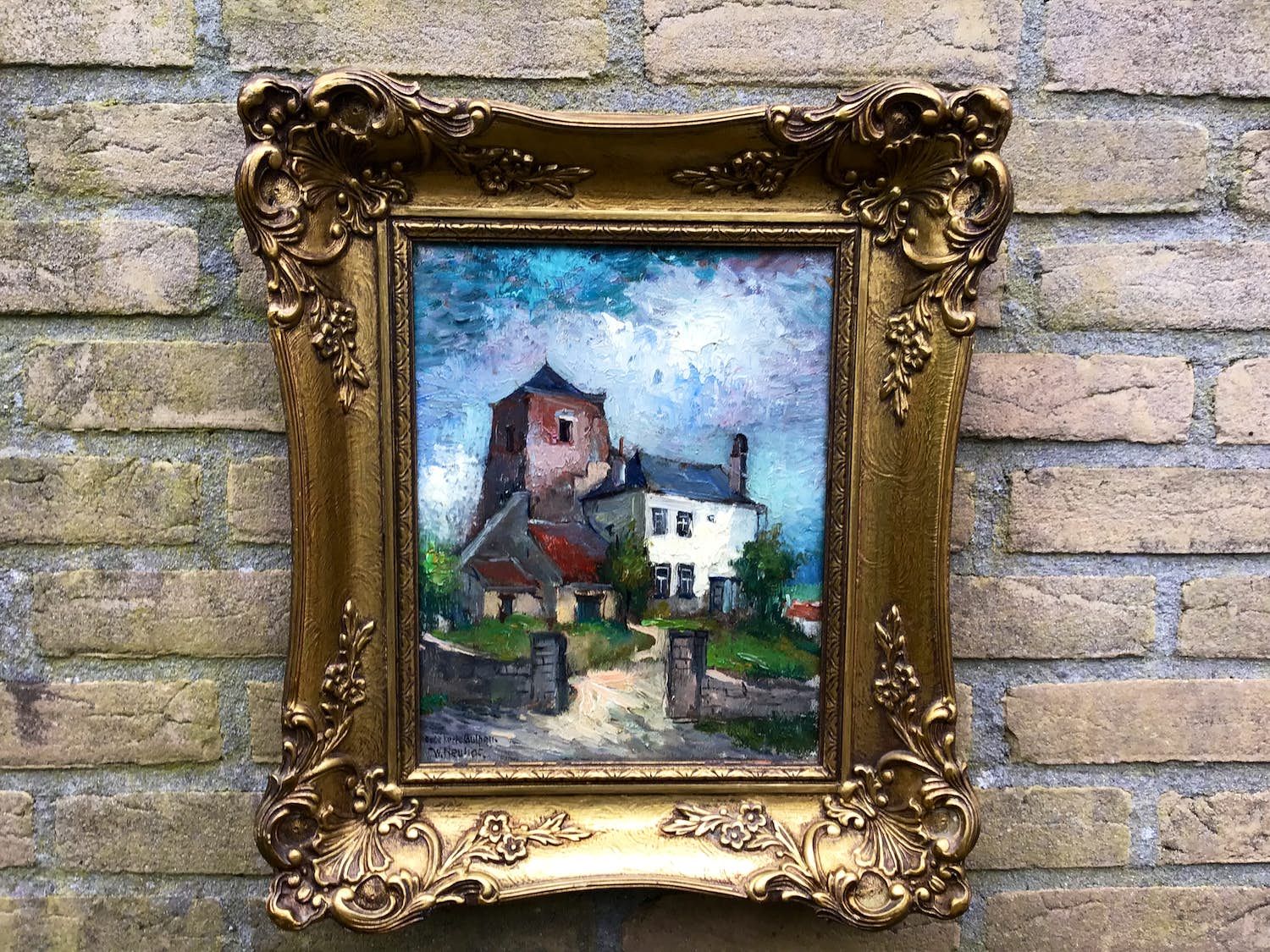 Walter Neuhof - Oude kerk van Gulpen. verkocht voor € 125!