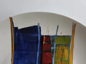 Arty Grimm - Twee porseleinen kunstborden. kopen? Bied vanaf 39!