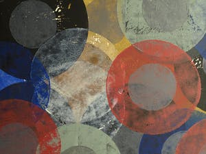 Willem van Malsen - 2 Werken , acrylverf op doek , “Circels” – ca. 2004 kopen? Bied vanaf 150!