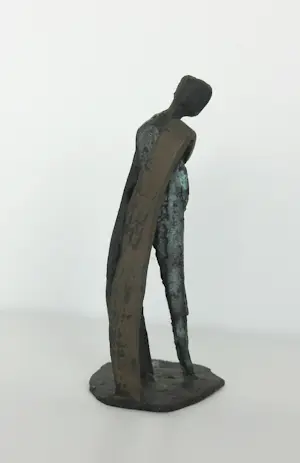 Renee van Leusden - Brons, Staand figuur + boek! kopen? Bied vanaf 150!