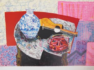 Wendy Chazin - Still-life with Violin and Vase kopen? Bied vanaf 20!