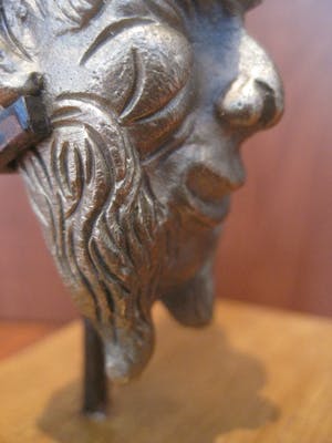 Brons (Onbekend) - Bronzen sater kop. kopen? Bied vanaf 35!