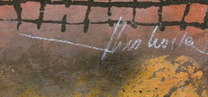 Theo Koster - Zeefdruk en collage op doek, Zonder titel (met ophangsysteem) kopen? Bied vanaf 35!