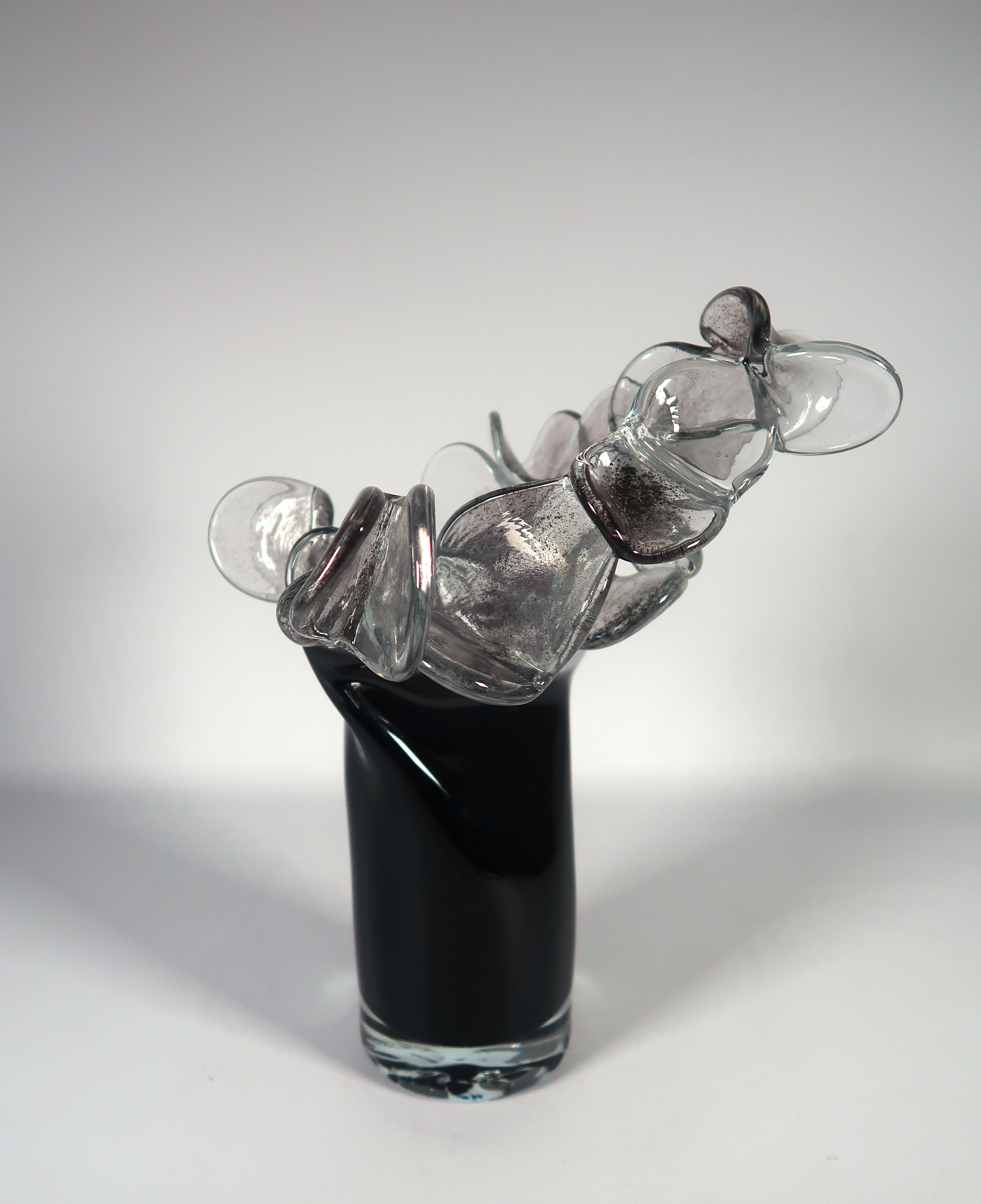 Willem Heesen - Glas, Paarse vaas met geschulpte rand kopen? Bied vanaf 250!